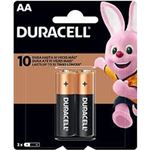 PILHA ALCALINA AA PEQ C/2 - DURACELL