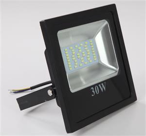 REFLETOR LED 30W BIVOLT SLIM 6500K B BAUER