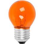 LAMPADA BOLINHA 15W X 127V LARANJA